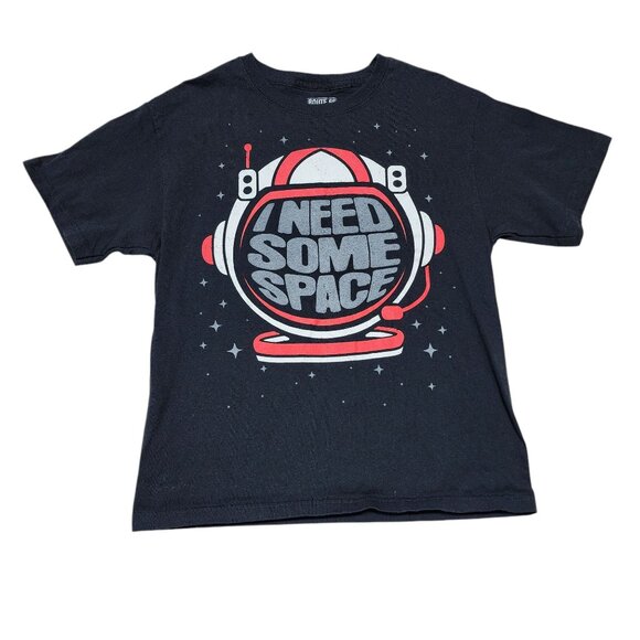 Route 66 Youth Tee Need Some Space Astronaut Graphic T-Shirt Black L 10/12‎ - Picture 4 of 4